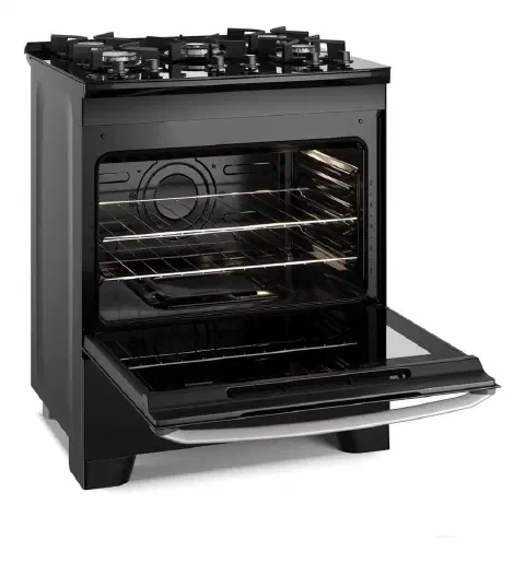 Fogão 5 Bocas Electrolux com Forno de 108,9L e Mesa de Vidro