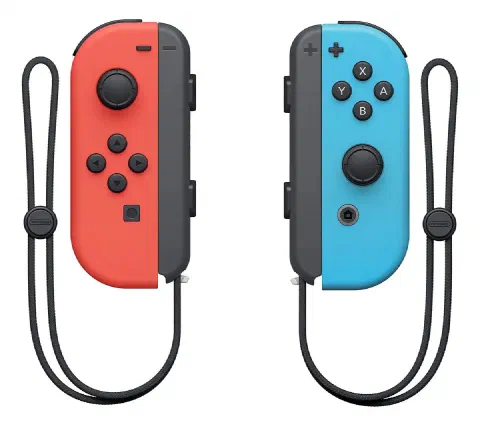 Joy-Con LED RGB: Controles Originais Nintendo Switch com Design Neon